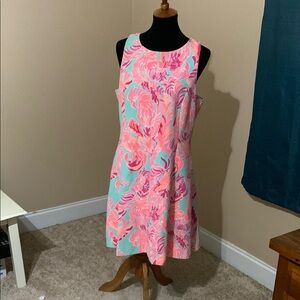 Lilly Pulitzer Pink Sleeveless Scoop Neck Mini Dress